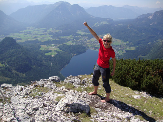 Anita Seebacher auf Trisselwand