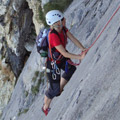 Anita in der Trisselwand