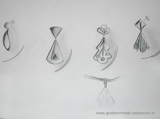Entw&uuml;rfe f&uuml;r Ohrschmuck