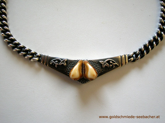 ColliSilbercollier mit Grandln